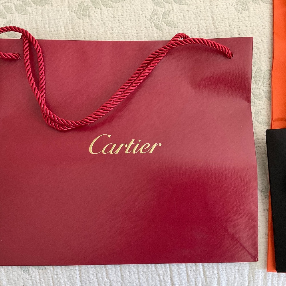 Cartier shopping bag
